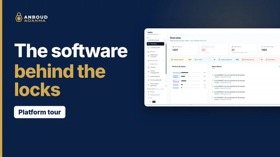 The lock management platform: a quick tour